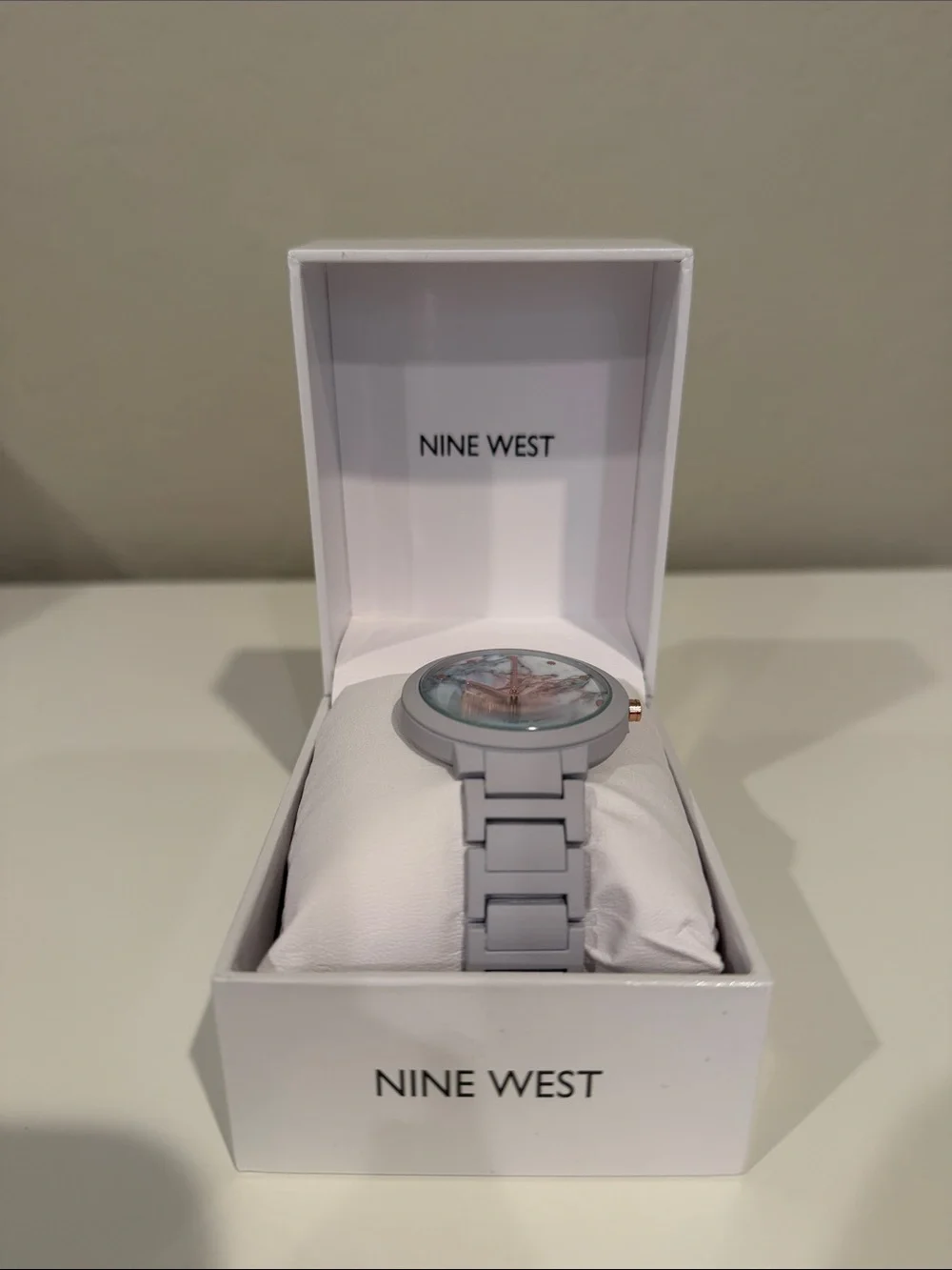 Nine West Marble Dial Accent Watch